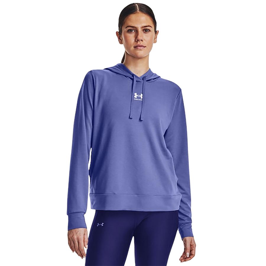 Rival Terry Fz Hoodie felpa da donna con cappuccio Under Armour | 13698550495